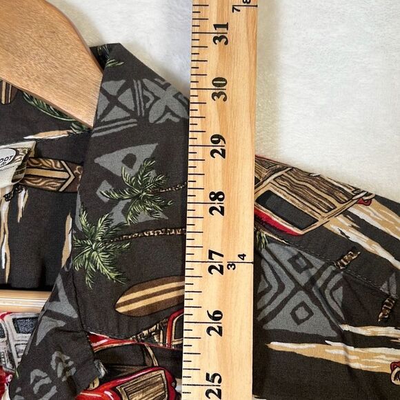 Vintage Hawaiian Go Barefoot short sleeve Button up Shirt USA Made - Mens Large - Picture 3 of 6